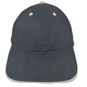 Otto Cap Baseball Cap Black Beige OS Adjustable Blank Sandwich Brim Solid Hat